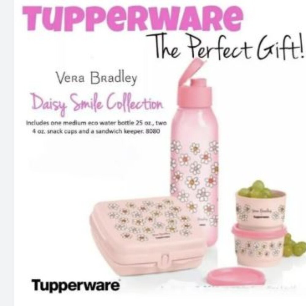 Tupperware Vera Bradley Daisy Smile Collection